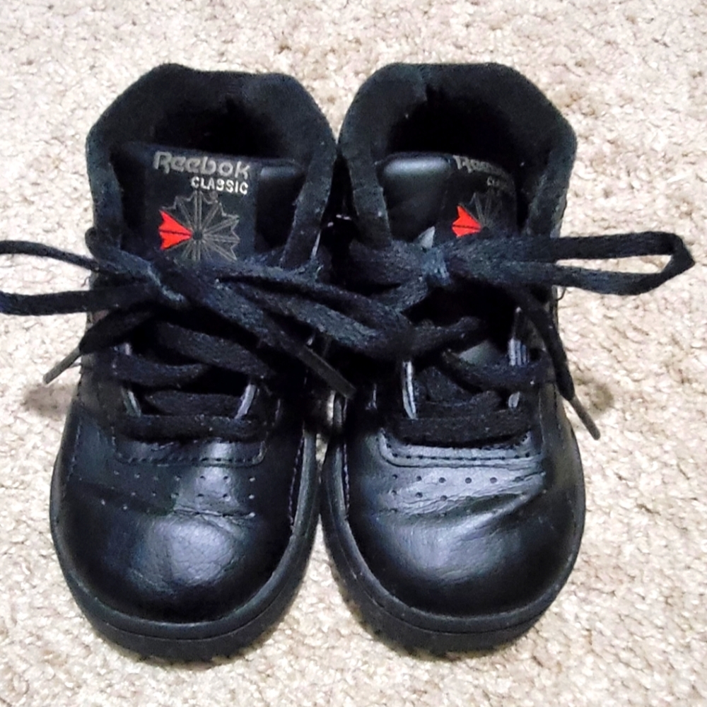 Reebok Classic Infant Training Black High Top  Infant/Toddler Sneakers Size:6